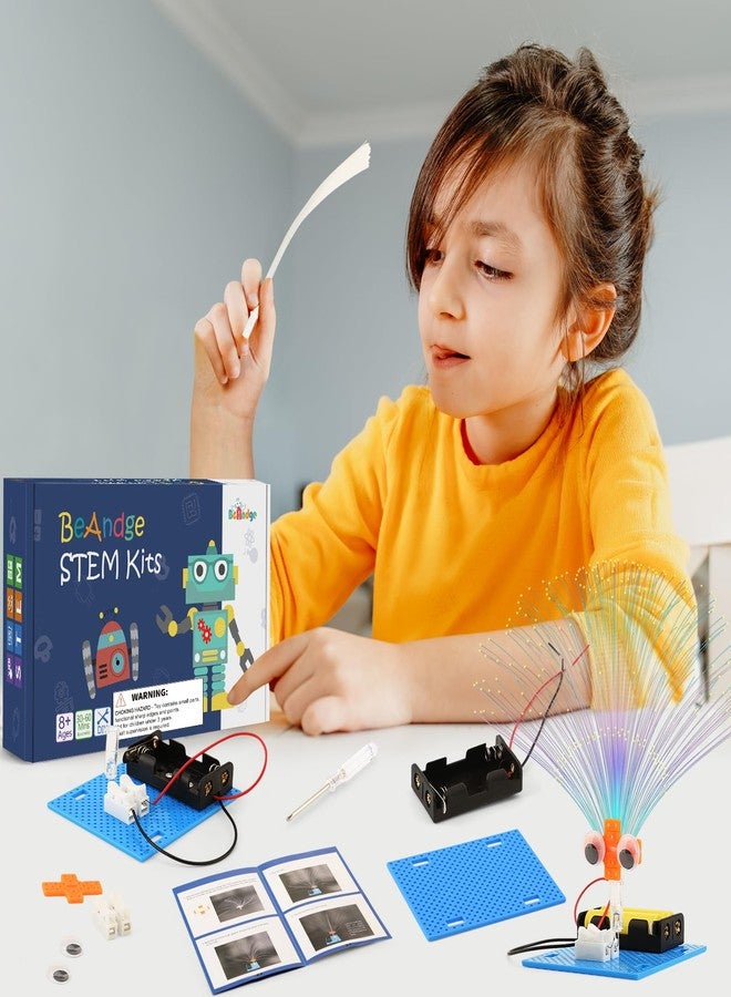 BeAndge 7 Set Bulk STEM Kit Individual Craft Kits for Kids, Science Projects Crafts Group Activity, Light Experiments Circuit Toys, Fun Fiber Optic STEAM Activities for Boys Girls Age 8-13 8-10 8-12 8 10 Year - Image 5